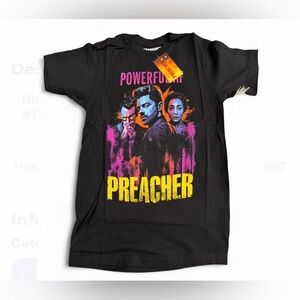 Powerful Preacher Graphic Black T-Shirt